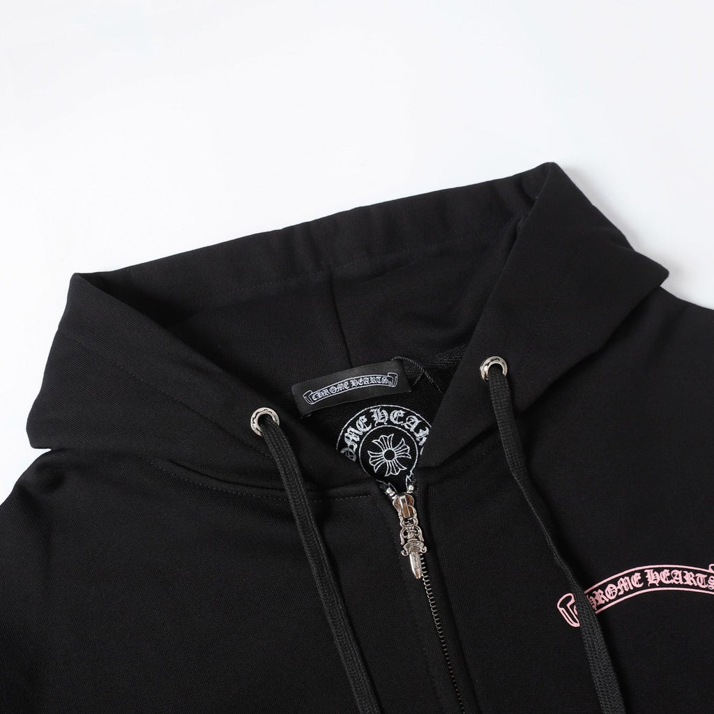 Chrome Hearts New Zip Up Hoodie 8660