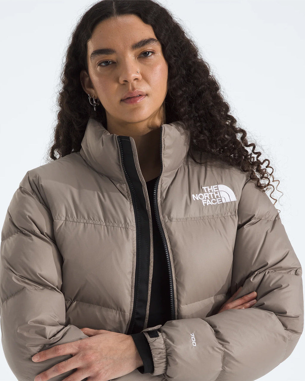 Mocha Brown Women’s Nuptse Short Jacket
