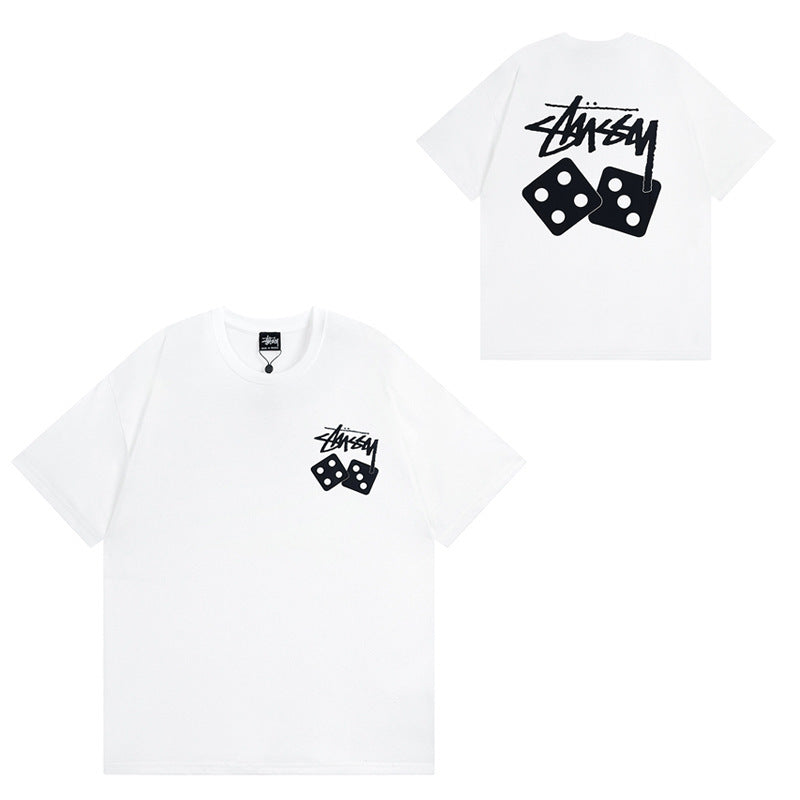 Stussy T Shirts Casual Versatile Loose T Shirts Couple