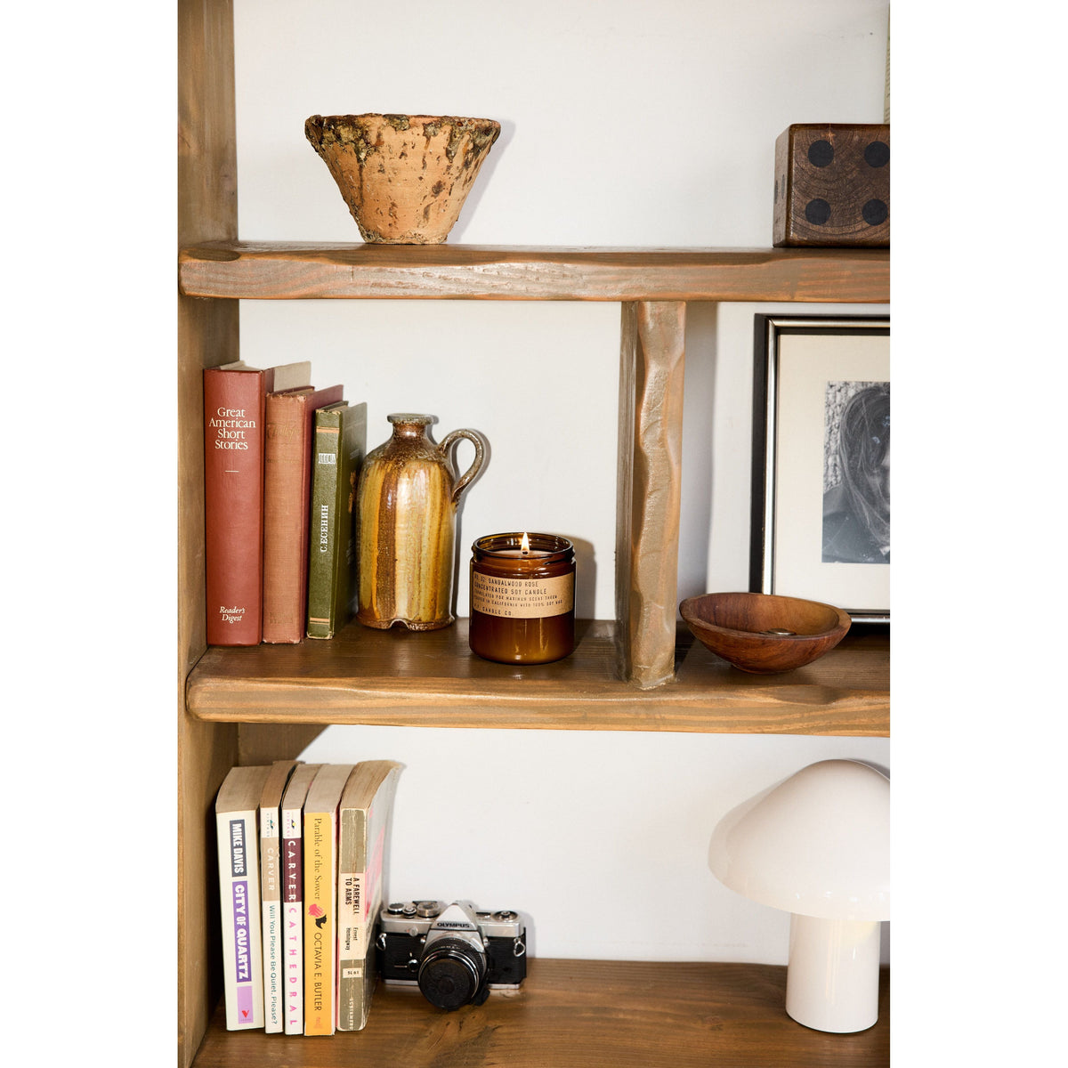 P. F. CANDLE CO. 7.2 OZ STANDARD SOY CANDLE - SANDALWOOD ROSE