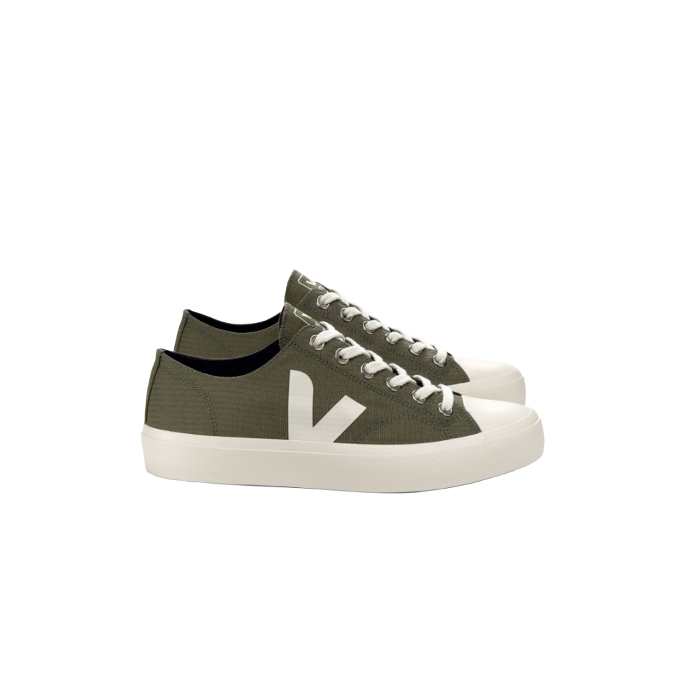 Veja Men Wata II Low Ripstop Shoe in Kaki Pierre