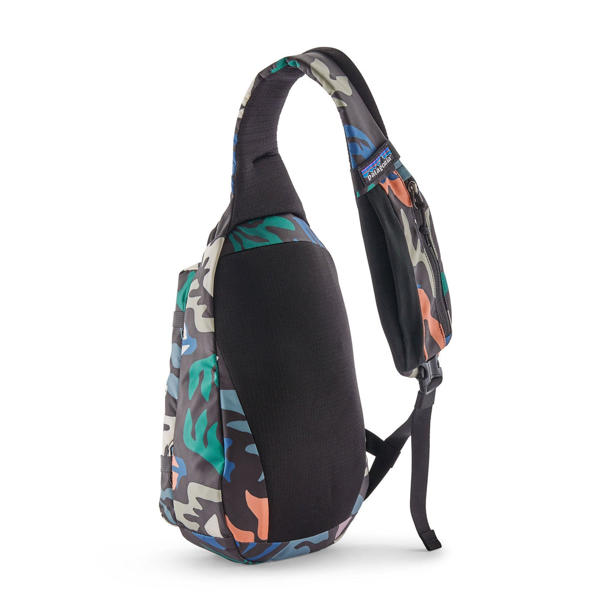 Patagonia Atom Sling Bag 8L in Kaleido: Black