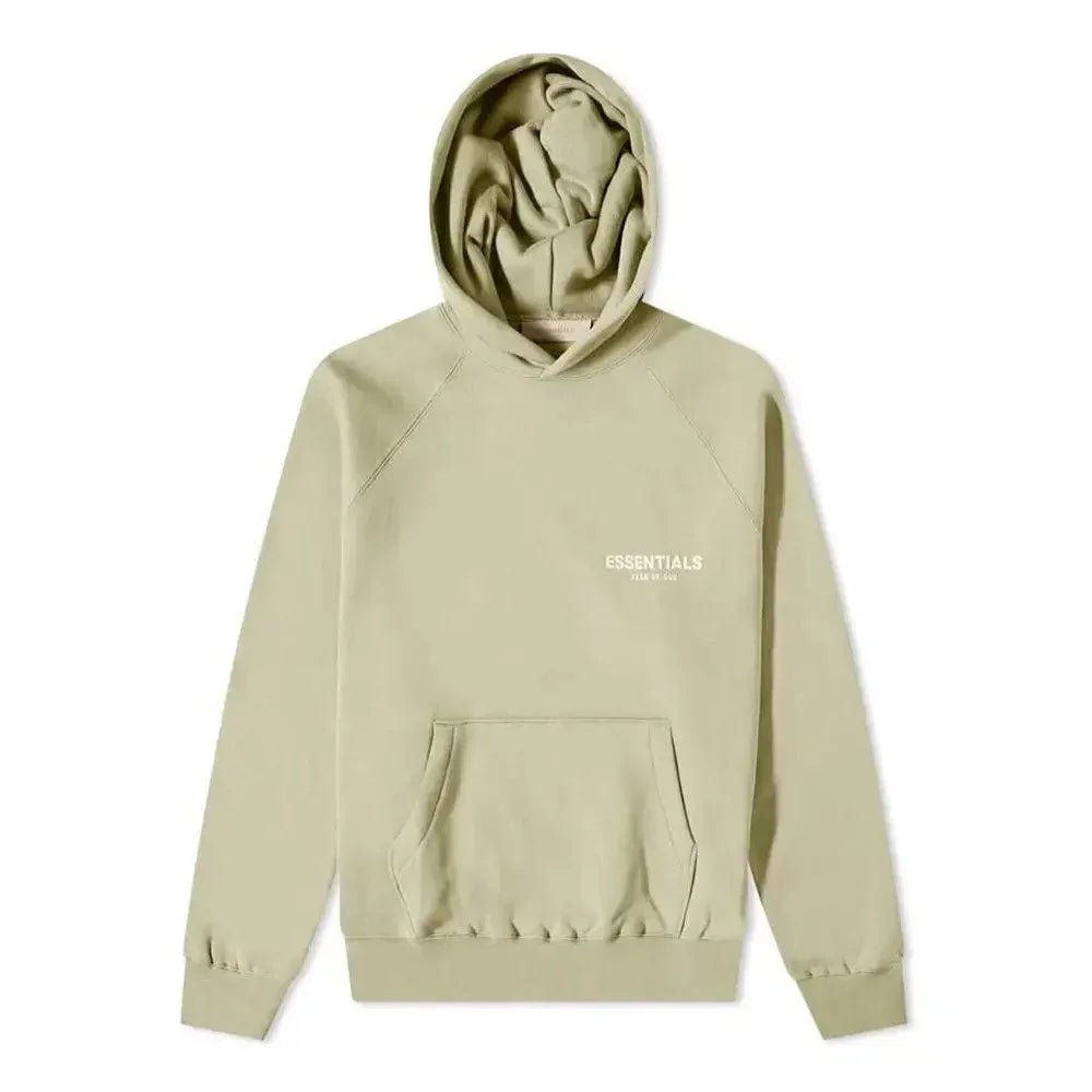 Fear of God Essentials Logo Hoodie Seafoam