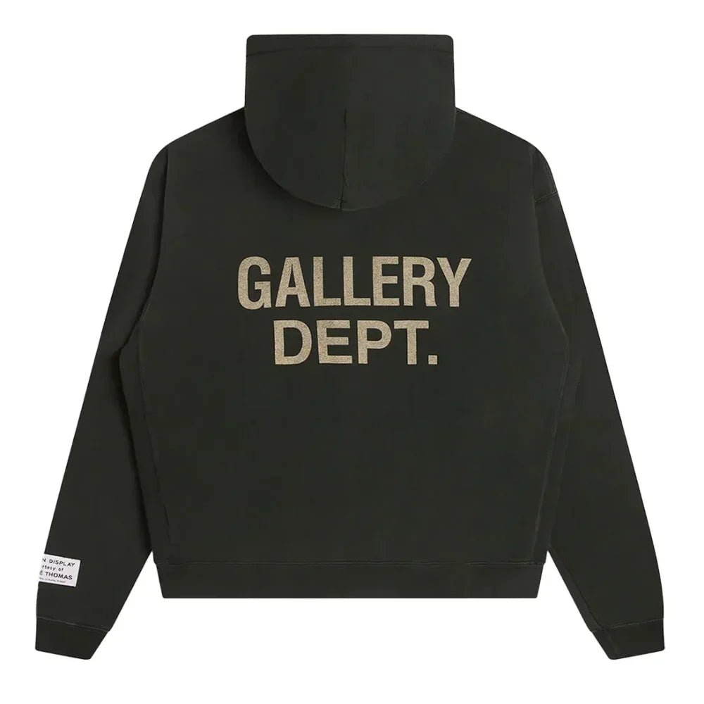 Gallery Dept. 90s GD Logo Hoodie Vintage Black