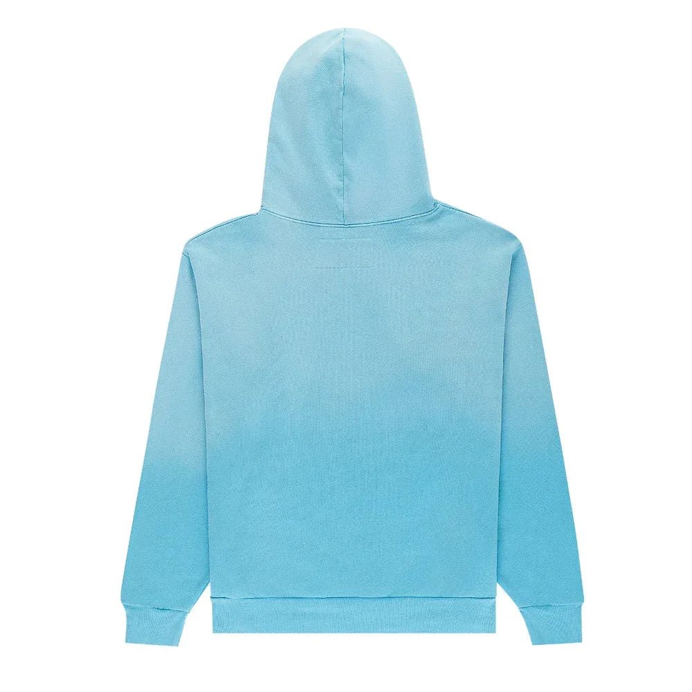 Sp5der OG Web V2 Spray Hoodie Light Blue