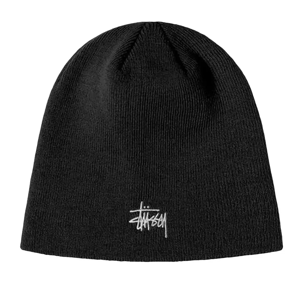 Stussy Basic Skullcap Beanie Black
