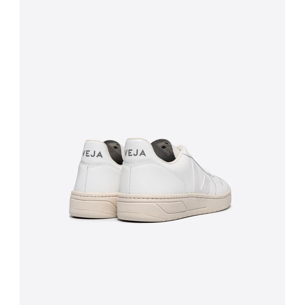Veja Women's V-10 Leather Sneaker in Extra White
